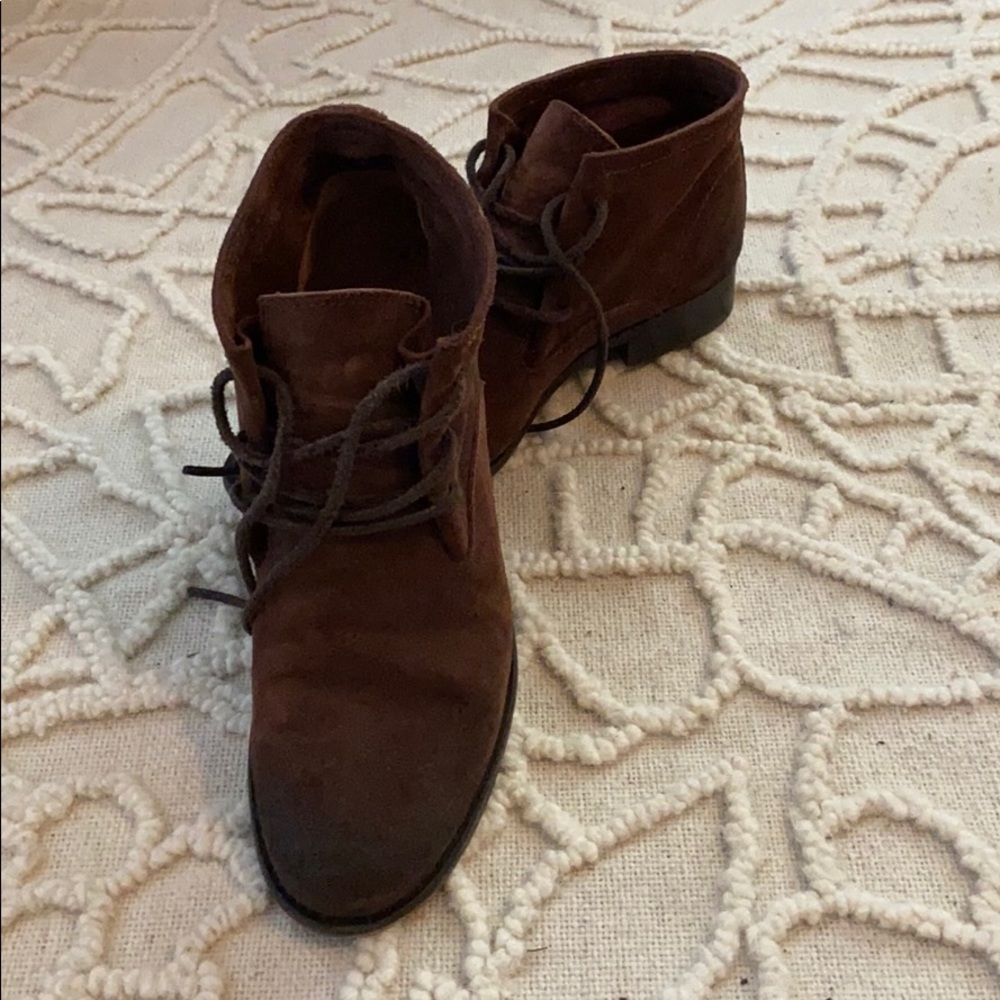 FRYE suede ankle boots size 7.5